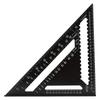 Aluminum 12 Inch Rafter Square Carpenter Measuring Layout Tool Alloy Metal Triangle Ruler Imperial Protractor for Woodworking and Carpentry 1 Pc