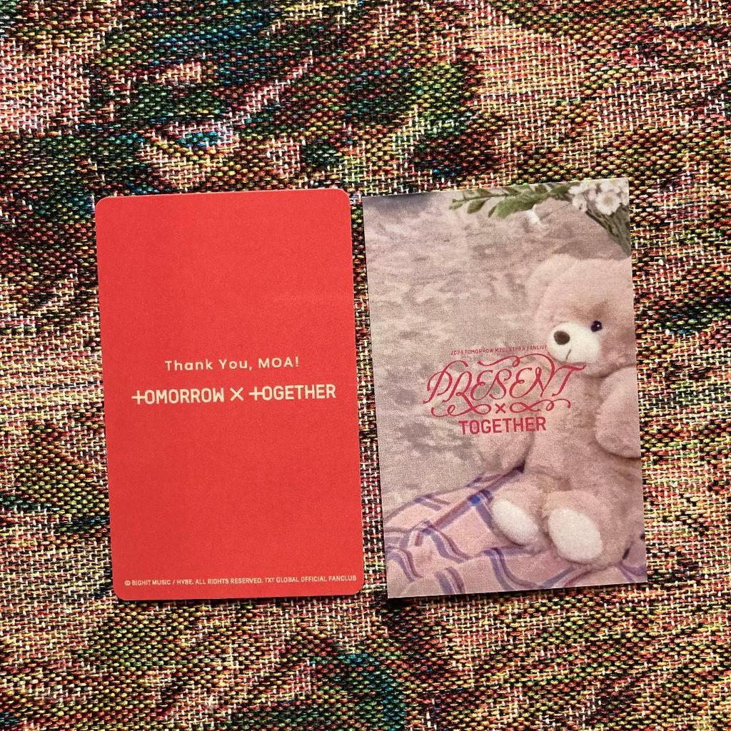 [USED] TXT Fan Meeting MOAZONE Limited Bonus Yongjun Treca 2 Pieces