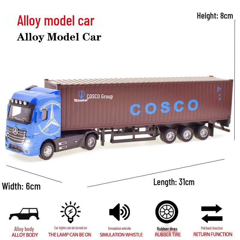 Children's Toy Container Truck Car Model
