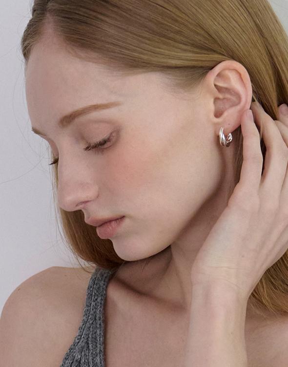 Attica Raw Helix Earrings / Ebs043