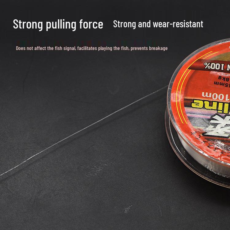 Fishing Lure Nylon Line - Soft 25m, 50m, 100m | High Tensile Strength Main & Leader Line for Competition