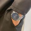 Radio Limited Italian Silver X [Salvatore Marra] Wristwatch, Solar, Chronograph, Edition, Brand, Blue, Men's, SM14117-SSBLSV