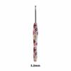 Sunflower Printed Handle Knitting Needles Fine Hook Head Doll Weaving Hooks  For Doll Weaving
