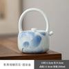 200ml Hand Painted Beam Pot Ceramic Teapot Single Pot Household Japanese Engrave Lotu Tea Maker With Filter Kung Fu Teaware Set