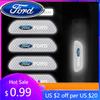 New 2026 Car Sticker Ford New 2025 Hot 4Pcs Car Door Sticker Safety Warning Reflective Mark For Ford S MAX Ranger Focus Fiesta M