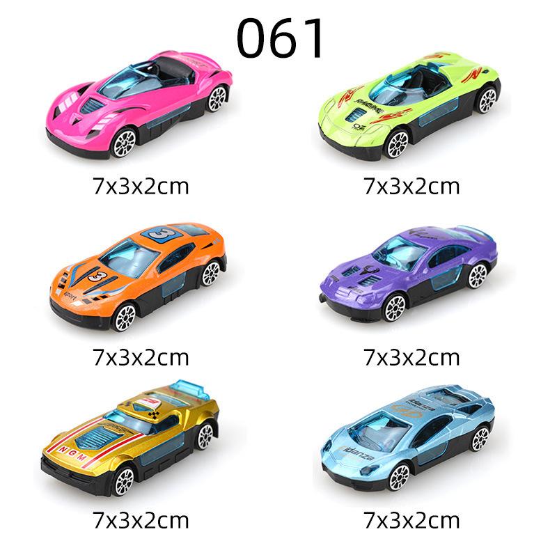 Spielzeug Modell Rennsport Retro Polizeiauto Zubehör 1:64 Legierung Gleitende Flexible Schienen Autos Autos Ingenieurfahrzeuge Kinder