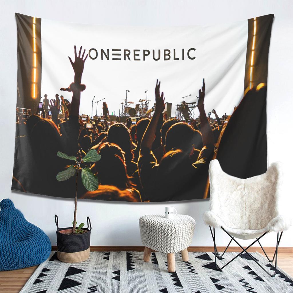 1Pcone Tour Concert Poster Tapestry Durable WrinkleResistant Soft Polyester Home Decor Wall Hanging No Power Needed