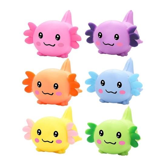 Salamander Squeeze Toy Stress Relief Glitter Salamander Sugar Ball Sensory Toy Decompression Flour Salamander Fidget Toy