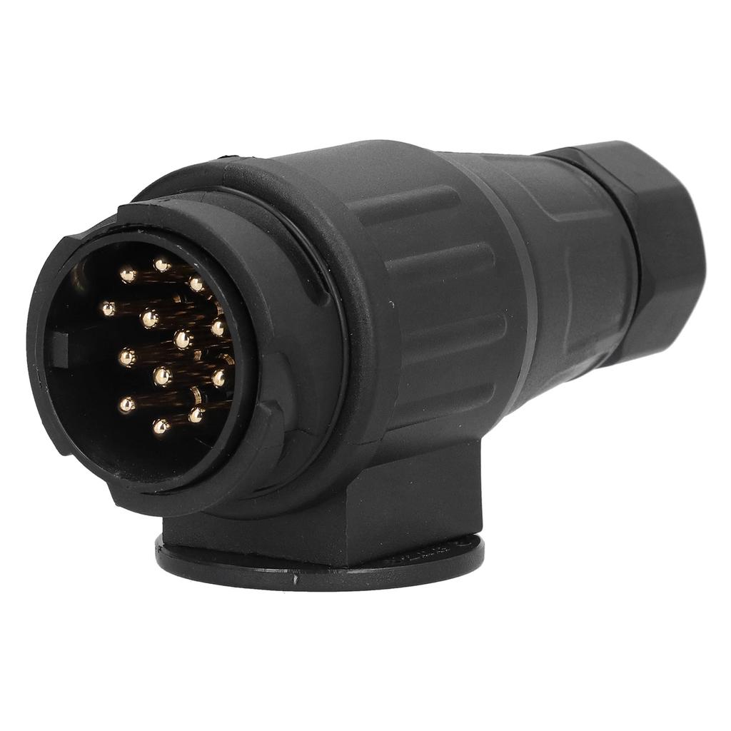 12V 13Pin Trailer Plug Adapter Wiring Connector Accessory for European Standard Car RVs Caravans