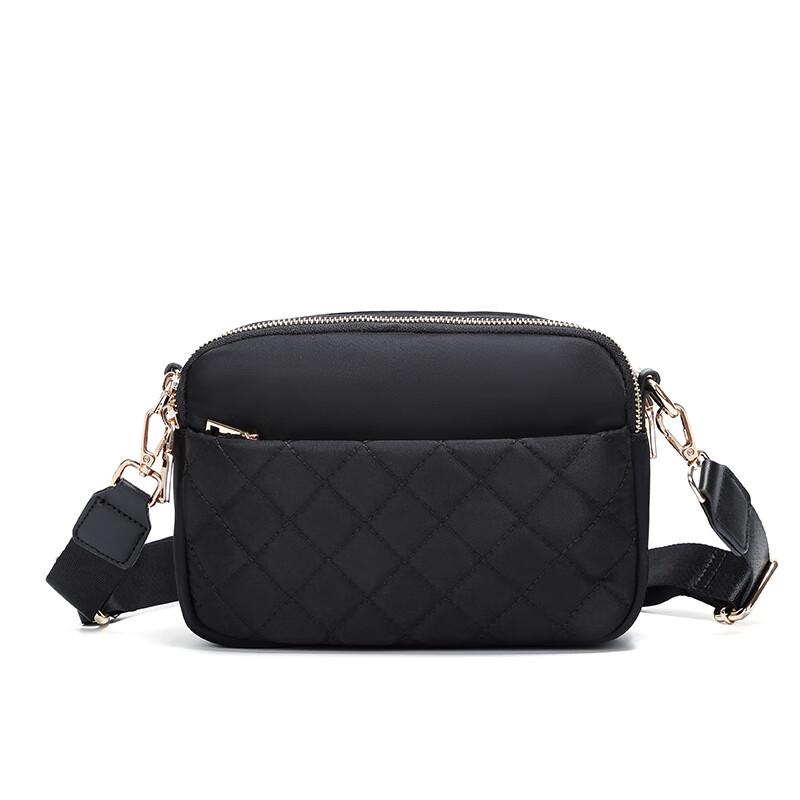 Li Shen Клетчатая водонепроницаемая нейлоновая сумка через плечо