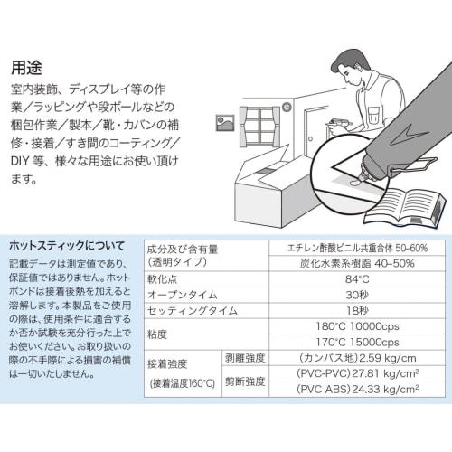 Taiyo Electric Industry (goot) Hot Bond with Trigger, for 11mm Hot Sticks, DENAN Compliant, HB-80 Black