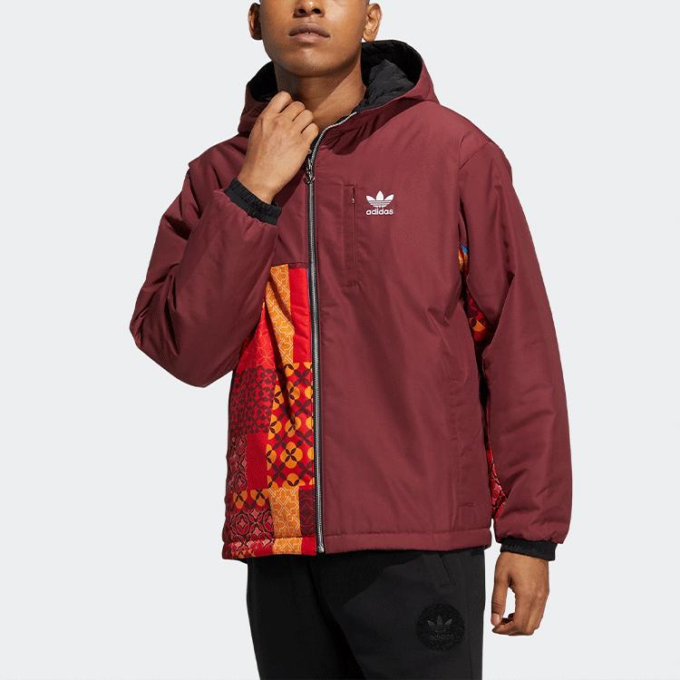 adidas Originals Cny Tiger Year Limited Edition Reversible Zip Hoodie Cotton Jacket Winter Men Jackets Black HD0330