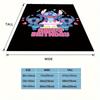1pc Stitch Printing Blanket - Soft, All-Season Throw for Living Room, Bedroom,Personalized Gift with Adorable Cartoon Design