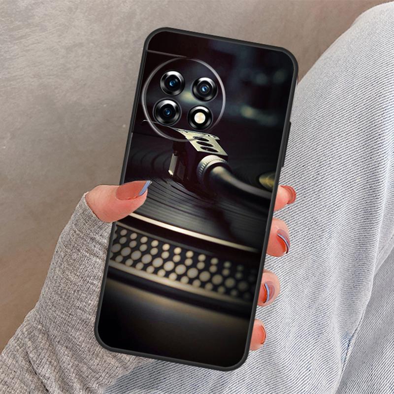 

Vinyl DJ Record Art Cover For OnePlus 12 12R 13 13R 11 10 Pro 8T 10T OnePlus Nord 4 CE 3 2 Lite N30 N20 N10 Case OnePlus Nord 3