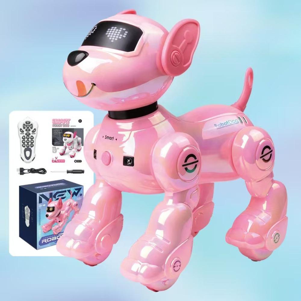 Triple Battery Interactive Robot Dog Kids Toy Programmable Touch Follow Dance Sing Remote Control Gift