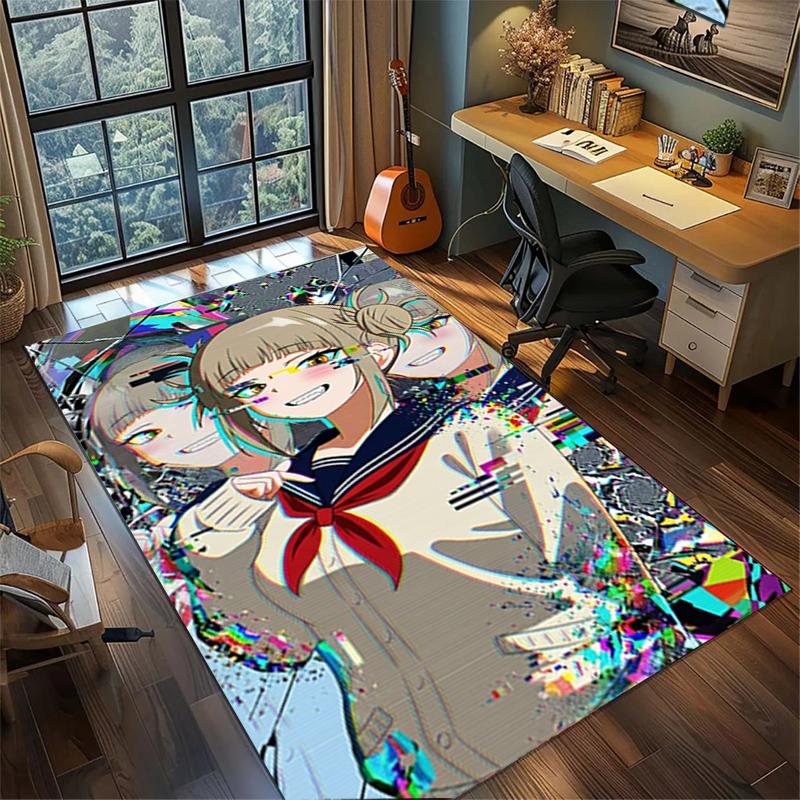 My Hero Academia Soft Area Rug Non Slip Washable Large Carpet Gamer Room Bedroom Decor