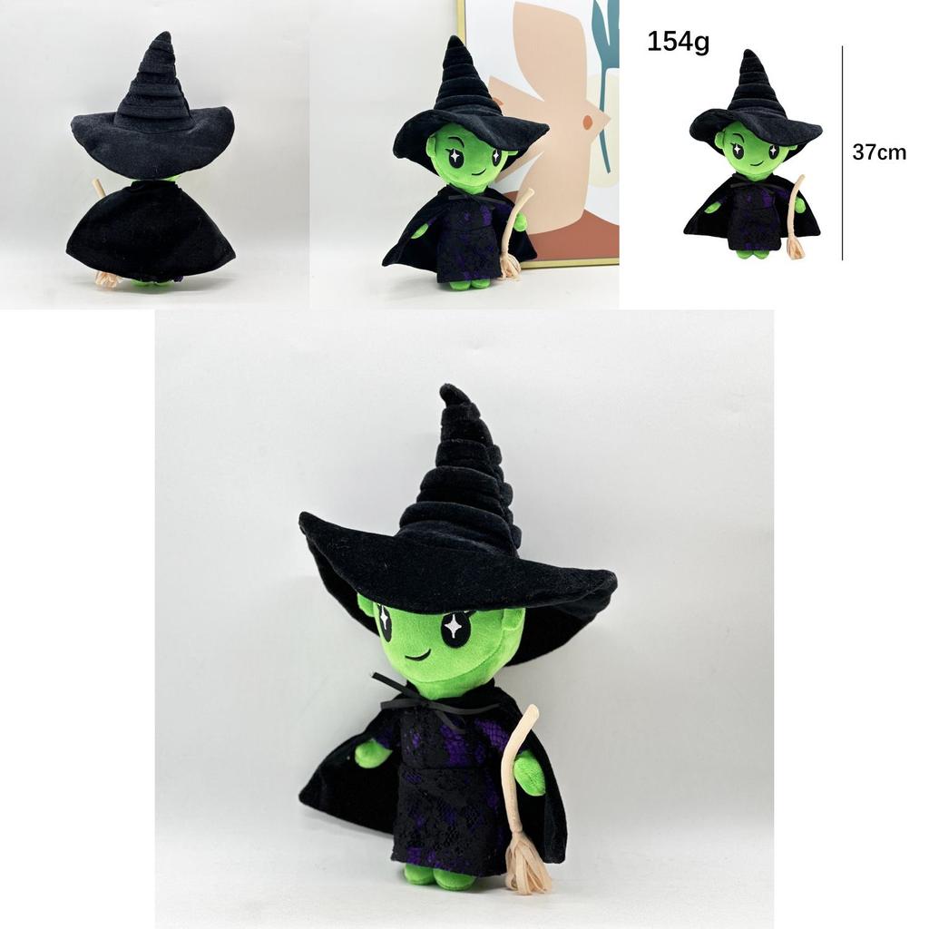Böse Elphaba Plüschpuppe mit PP-Baumwollfüllung für Sammler und Kinder