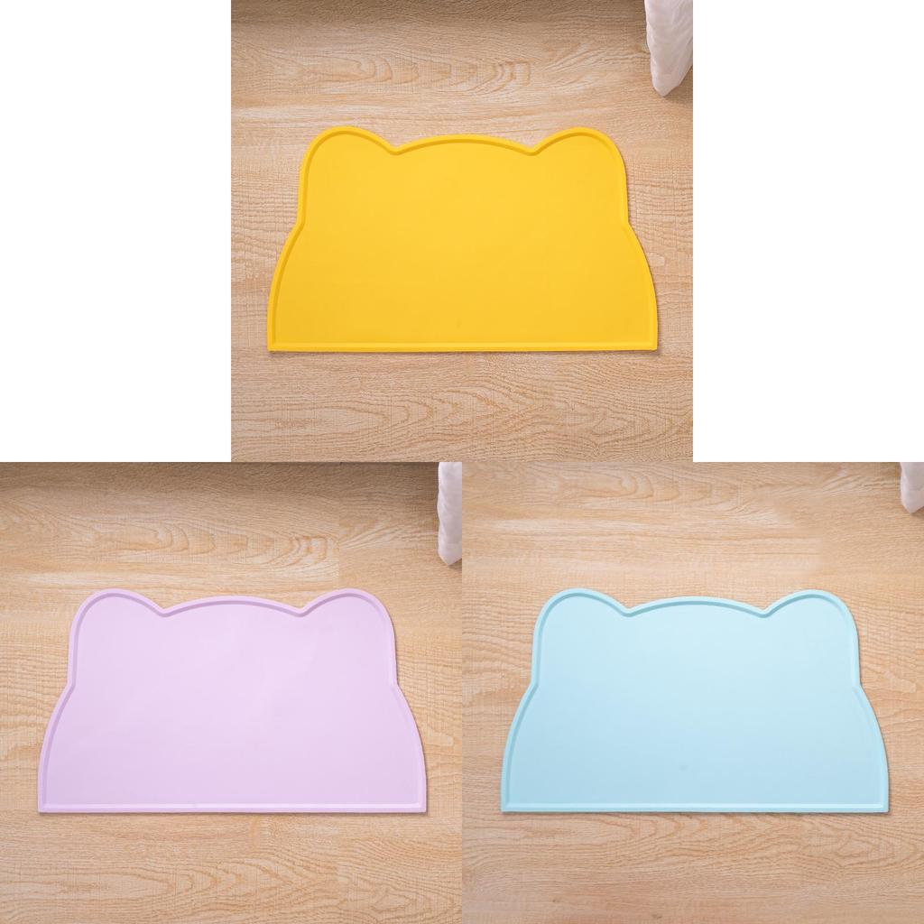 Cat Dog Silicone Pet Placemat With Antislip Waterproof Design For Cats And Small Pets