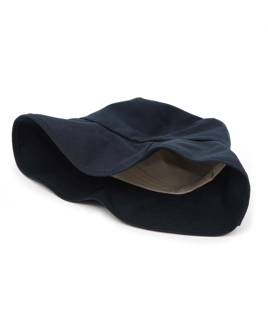 Eondeokeonteulolseutyudio Linen Bucket Hat Fold Bucket / Linen / From / D Sea