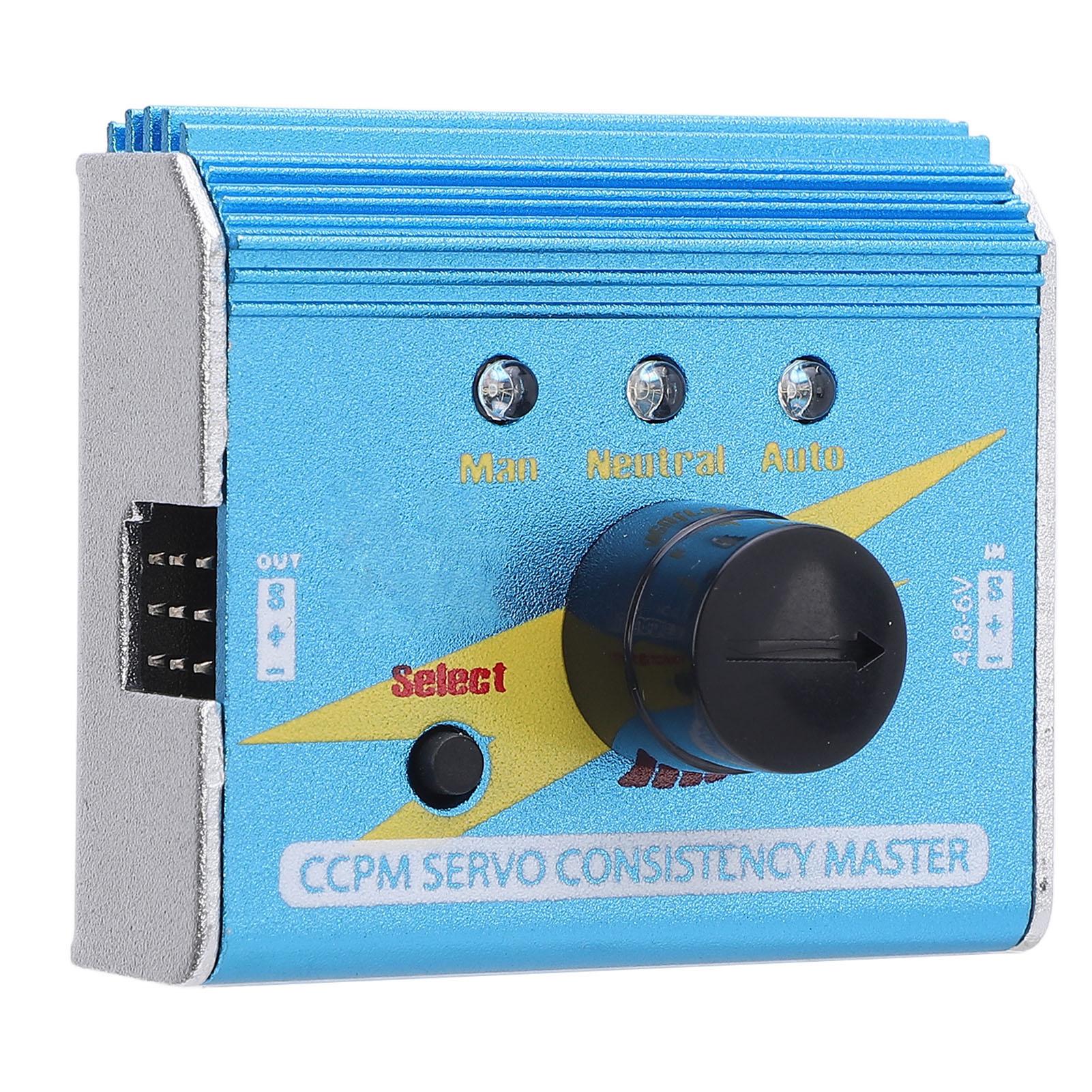 

Тестер сервоприводів RC Мульти 3-канальний Цифровий тестер сервоприводів Перевірка стабільності ECS Регулятор швидкості RC Алюміній