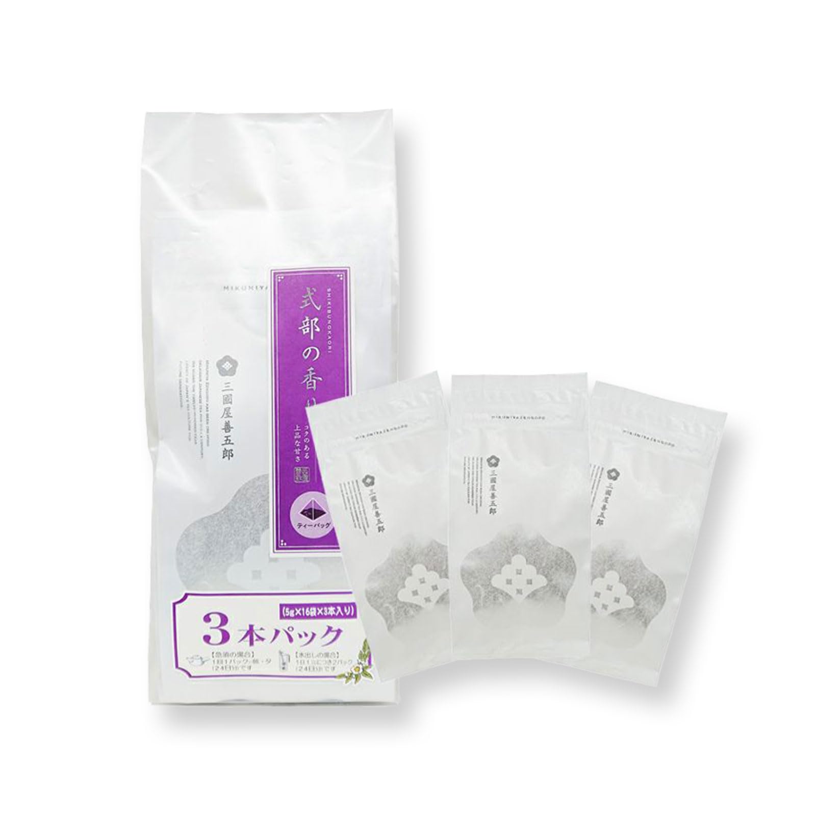 

Микуния Дзенгоро Шикибу но Каори Чайные пакетики x Чайные пакетики для чая без нитки Японский Зеленый Глубокой Пропарки Холодный Оптовая Покупка (5g 16p) Набор из 3 чайников, пакетики,