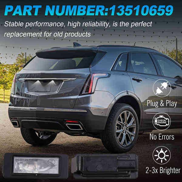 Cadillac XT5/CT6/GT4 License Plate Light Pair