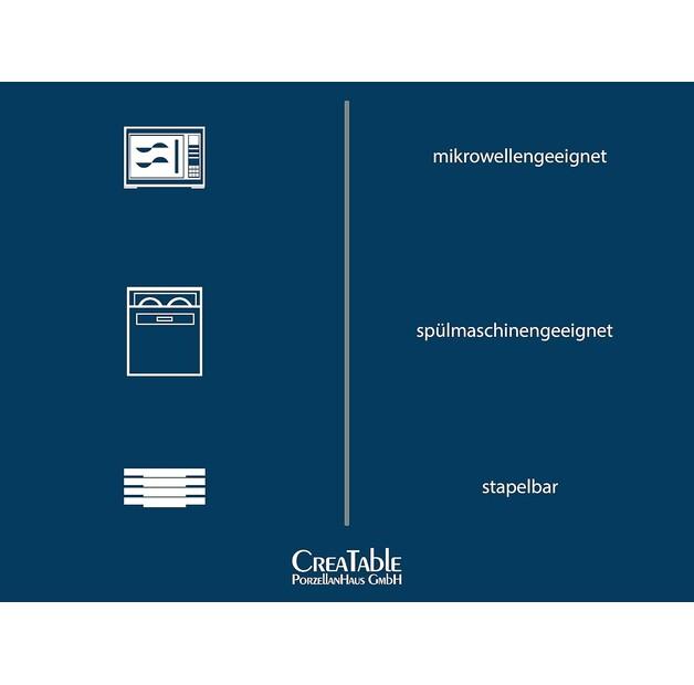 CreaTable Mediterranean Combined Tableware Set, 16 Pieces (17362)