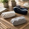 Süßes Federmäppchen Polka Dot Reißverschluss Schreibwarentasche Stifteaufbewahrungstasche Schulbüromaterial