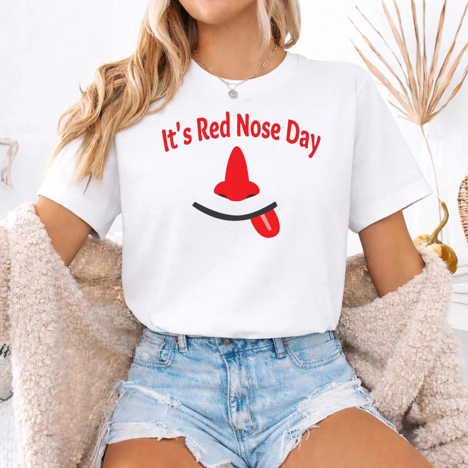 Red nose day 2026 T-shirt, Kids comic Relief Funny Shirt , Little nose day L