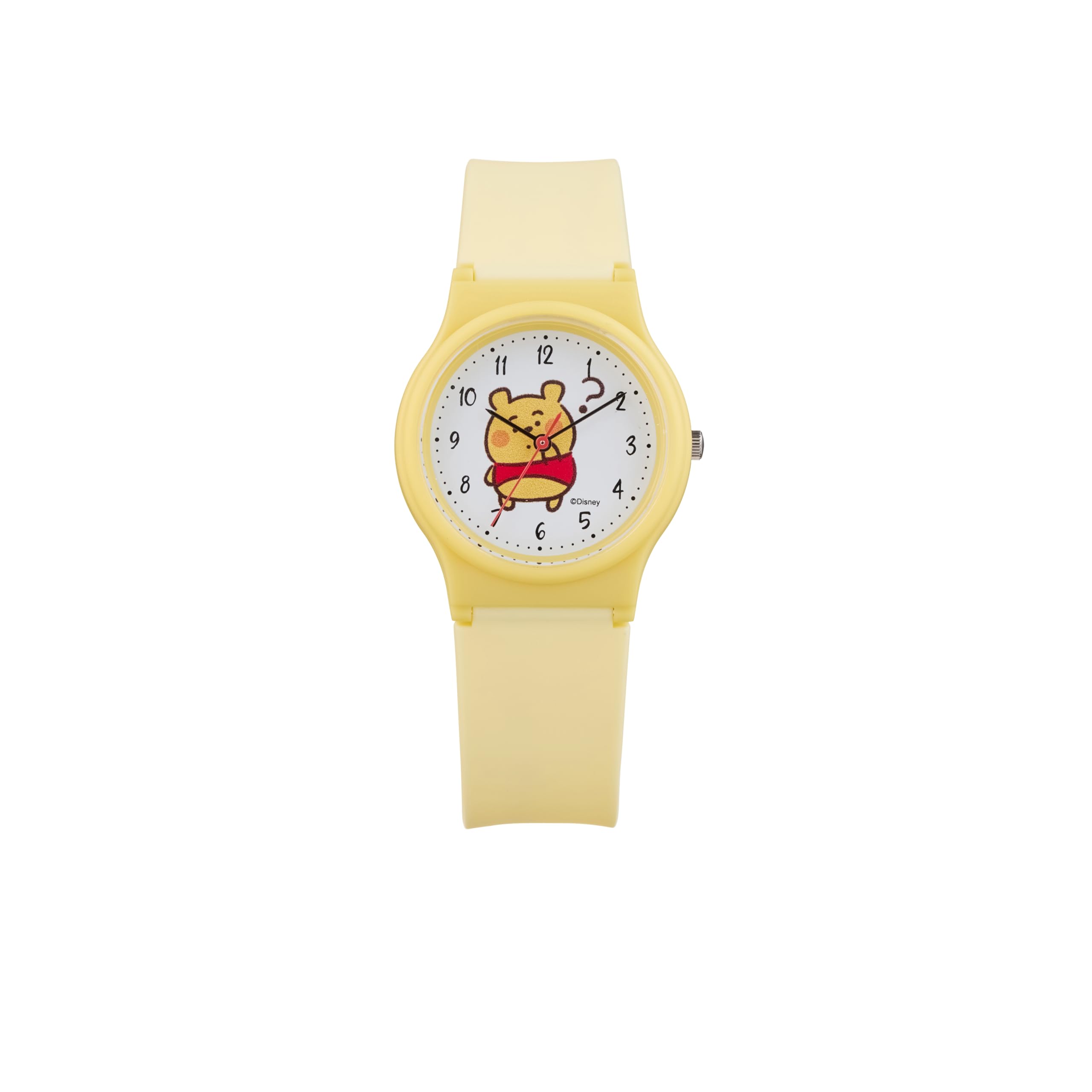 

Часы Cue and Cue Analog Kanahei Winnie the Pooh 10 ATM водонепроницаемый уретановый ремень для девочек темно-синий [Citizen Q&Q] V06A-516VK жёлтый
