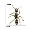Fashion Unisex Ant Alloy Brooch Pin Badge Suit Lapel Jacket Clothes Accessory