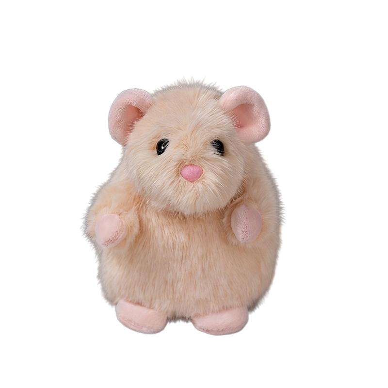 1422Cm Kawaii Staand Chique Muis Rat Pluche Speelgoed Gevuld Grijs Bruin Wit Klein Dier Pluizige Pluche Knuffel Kalmerende Metgezel Cadeau 22cm