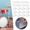 Drum Mute Pads Set Drums Silencer Portable Easy To Install Accessory Professional Premium Practical