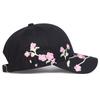 Verstellbare Baseballkappe mit Sakura-Stickerei für Golf, Outdoor-Freizeit, Reisen, Frühling, Herbst, Unisex