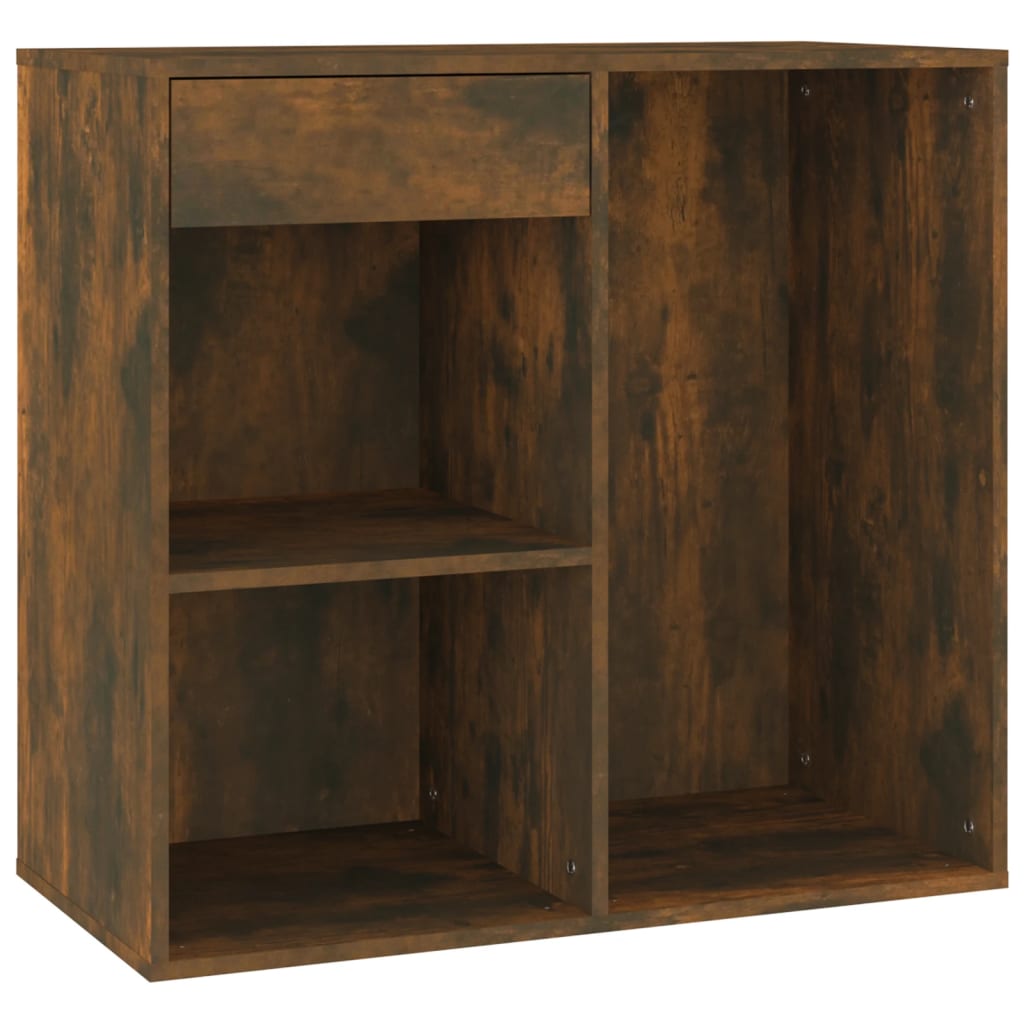 Cosmetic Cabinet Smoked Oak 80 x 40 x 75 cm Engineered Wood