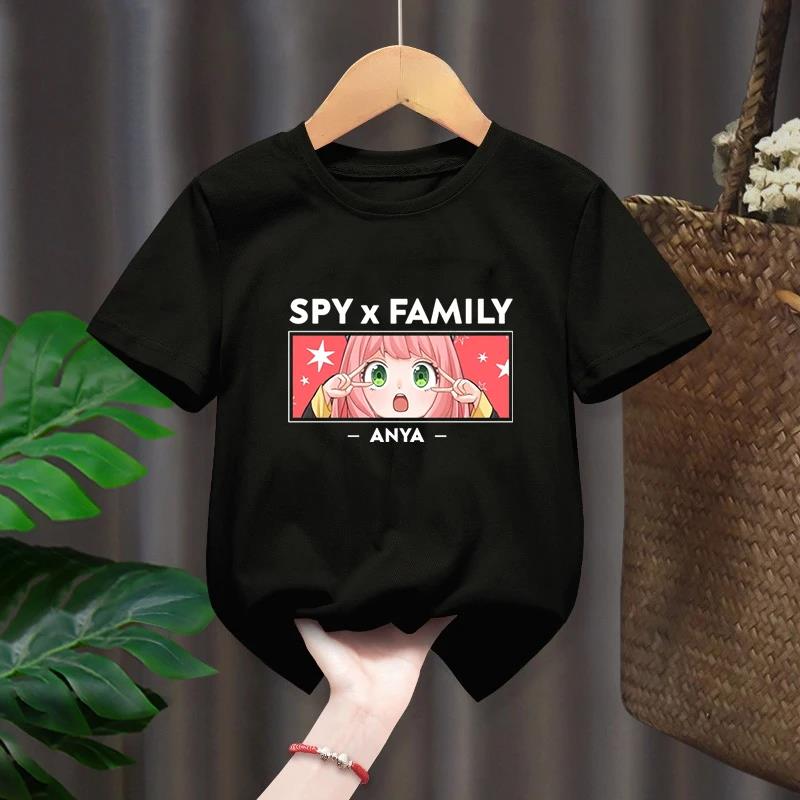 Spy X Family Kreslené Grafické Tričko Japonské Anime Harajuku Tričko Módní Ležérní Krátký Rukáv Nadměrné Tričko Unisex