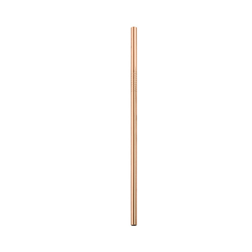 Reusable Hard Plastic Drinking Straw Long Straw Multi-Purpose Drinking Straw for Cold and Hot Beverages Aluminum Alloy Drinking Straw