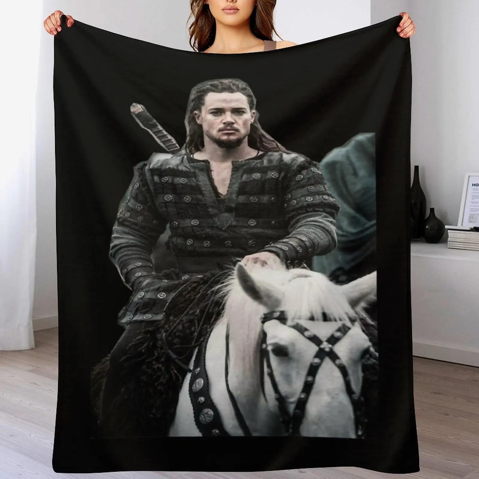 

Funny Gifts Uhtred Of Bebbanburg Gifts For Birthday Throw Blanket Travel Size Cozy Blanket for Plane Train 102x76cm(40x30in)
