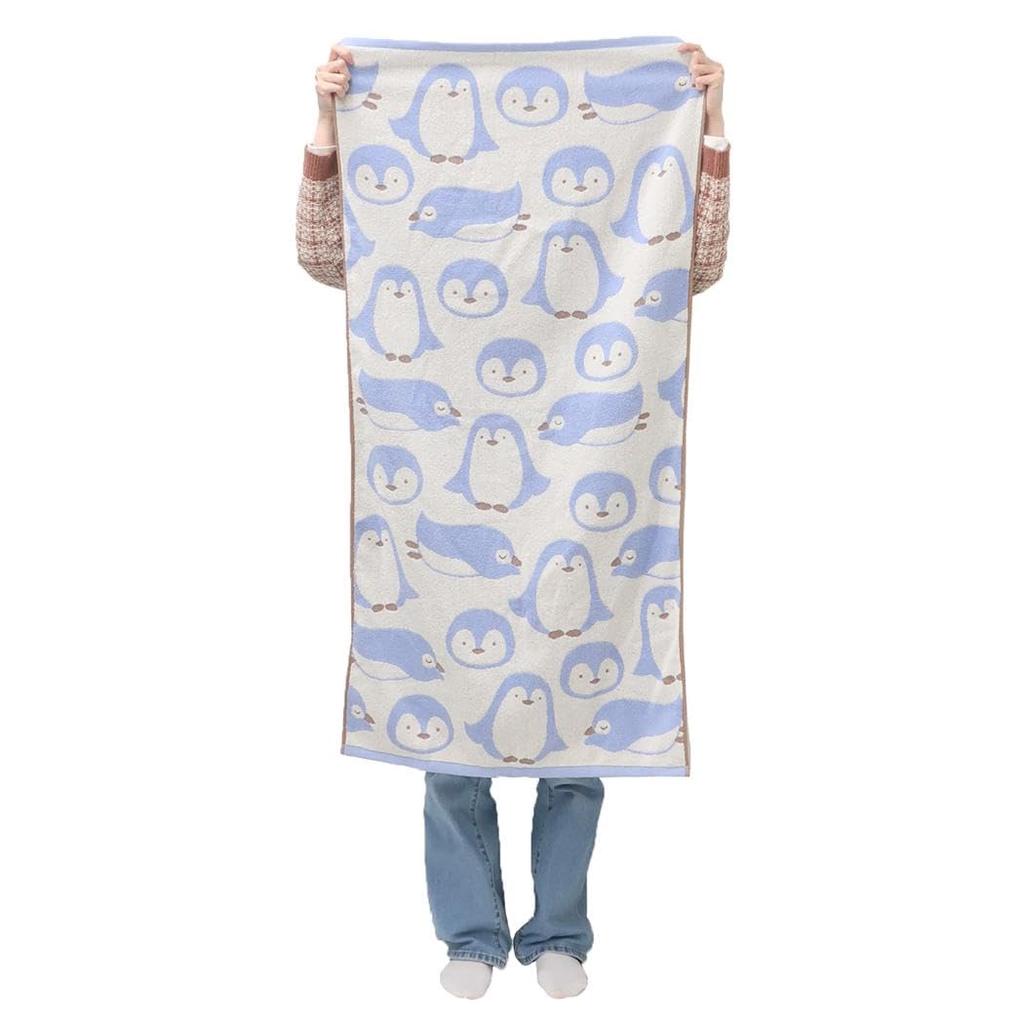 Hayashi Bad 60 x 120 Djur BO400201 Handduk, Ca. cm, Ansikte, Pingvin,