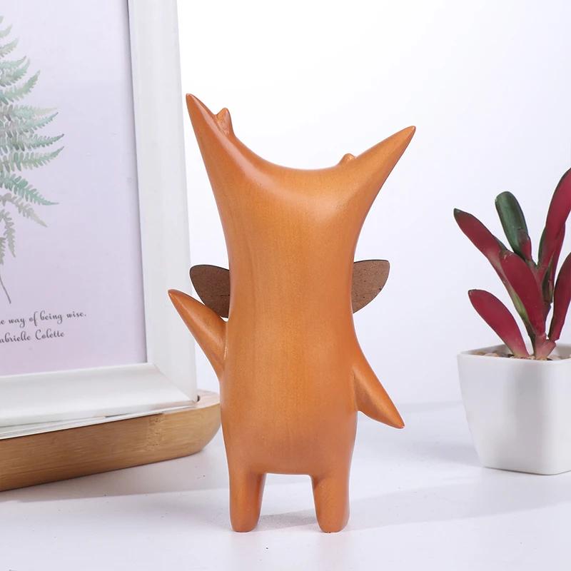 Wooden Grain Resin Ornaments Forest Wizard Wooden Korogu The Legend Of Zel-Da Breath Of The Wild Garden Leaf Elves Crafts