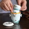 Tang Hui Thousand Li Landscape Bone China Travel Gongfu Tea Set