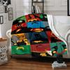 1pc Superhero Blanket Lightweight Flannel Throw For Sofa, Bed, Travel, Livingroom, Office, Couch, Chair, And Bed