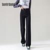 BEAUTIFUL WARDROBE Women's Petite High-Waist Straight-Leg Jeans