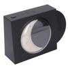 Retro BT Speaker Moon Alarm Clock Innovative Wireless Small Speaker for Home Office Moon Rock Black