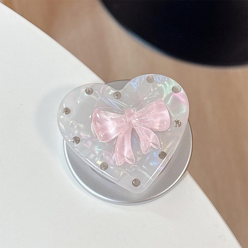 Korean Style Bowknot Magnetic Magsafe Phone Holder for Desktop Viewing