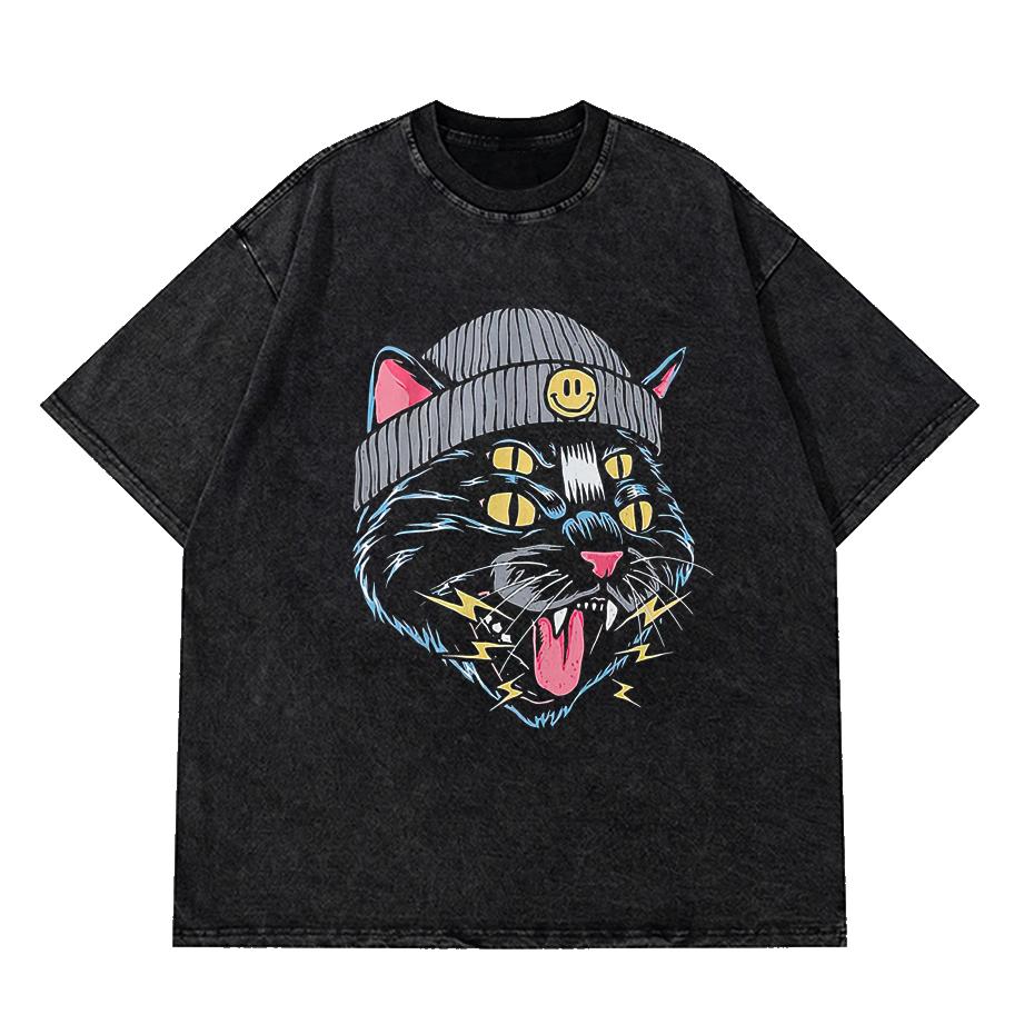 

Men Tshirt Summer Comic Sunflower Print Short Sleeve T Shirt Unisex Oversize Loose Tshirt Loversclothes Men TShirt PC S