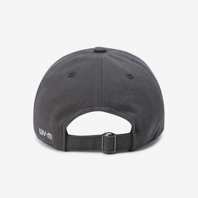 LUVM MITCHI COTTON BALL CAP 3_CHARCOAL GRAY