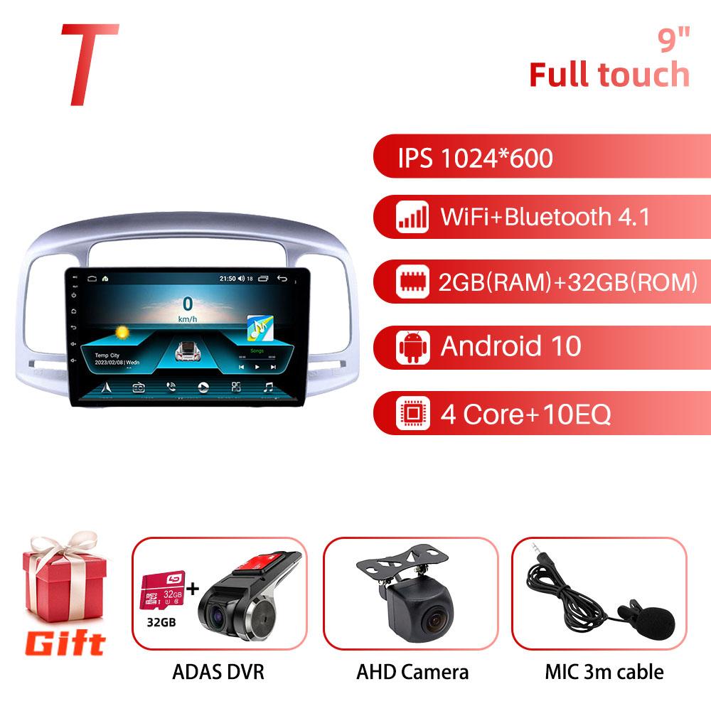 2 Din Car Multimedia Player for Hyundai Accent 2006-2011 Screen Android Radio Stereo GPS Navigation Head Unit Autoradio Carplay