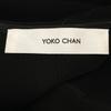 YOKOCHAN YCP-121-093 Black V-neck Petal Jumpsuit Suit Setup 36 blackUsed