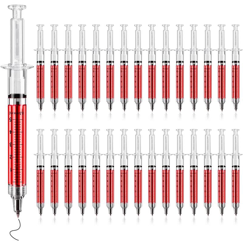 Mehrfarbige Neuheit Spritze Nadelform Kugelschreiber Kreatives Styling Nadelstift Büro Schule Schreibwaren Stift Spritzennadel Kugelschreiber